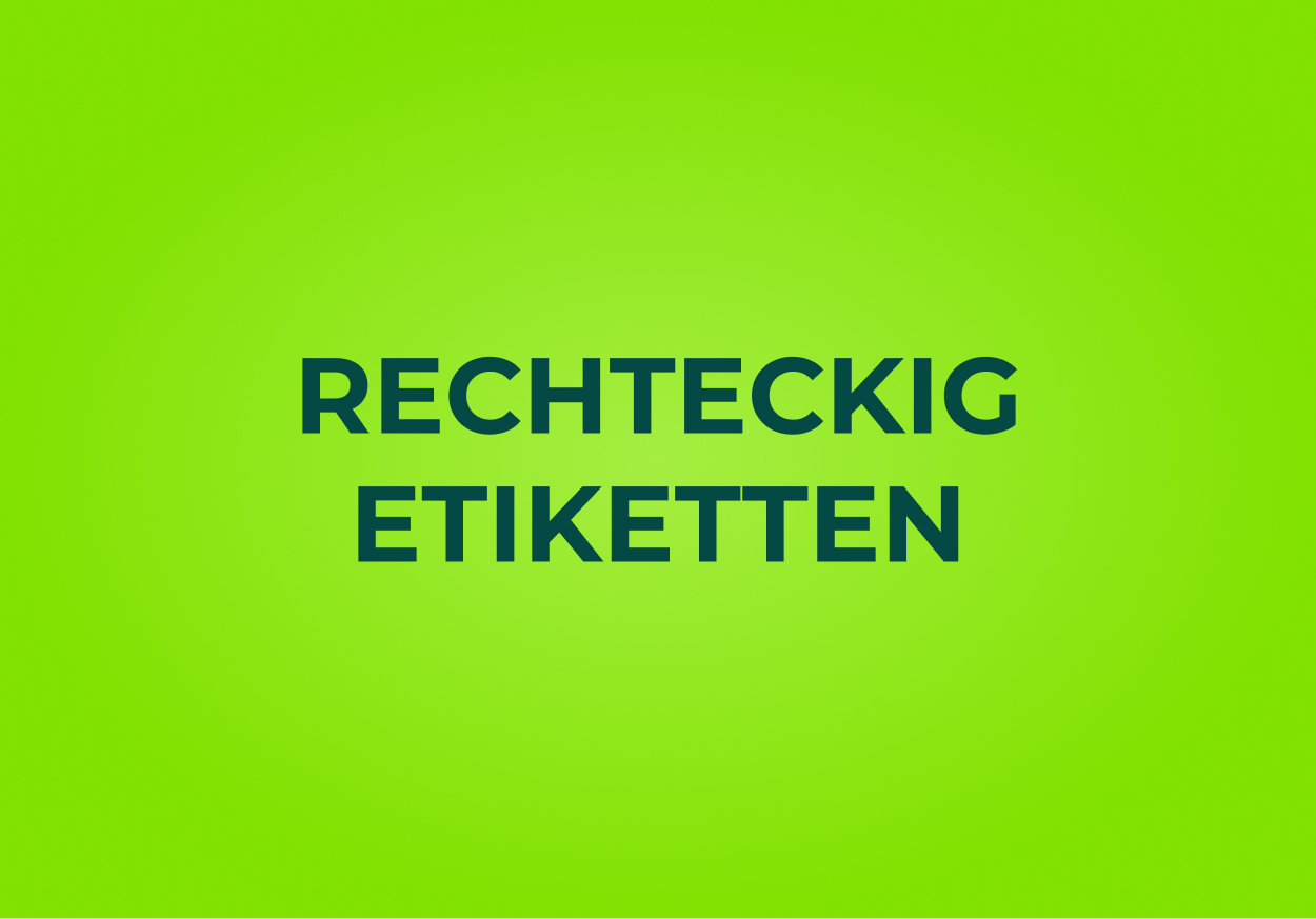 Rechteckig Etiketten