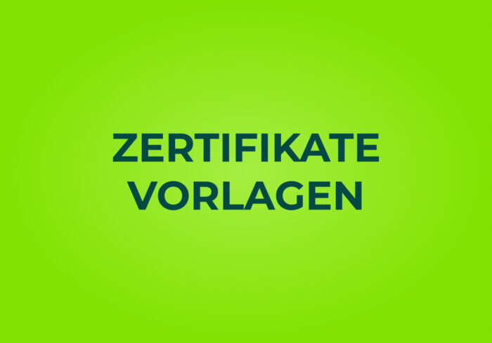 Zertifikate-Vorlagen
