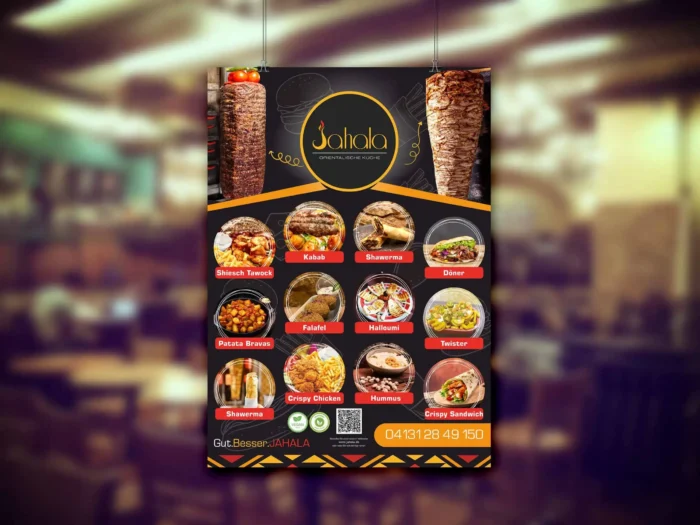 jahala_Restaurant Werbeplakat