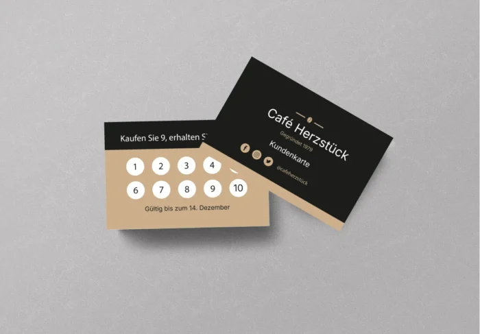 cafe herzstück Bonuskarten cafe herzstück Bonuskarten