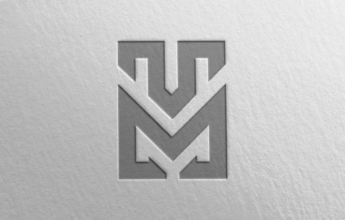 mv-monogram-logo-design logo beilspiel